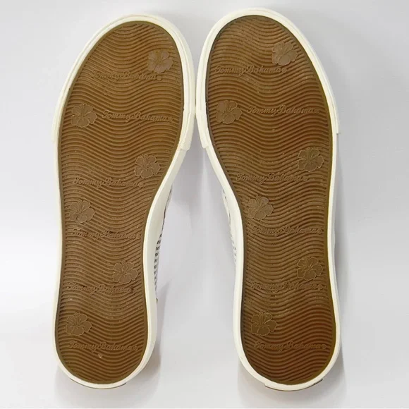 TOMMY BAHAMA Women’s Size 6 1/2 Canvas Striped Slip On Sneakers Shoes - Picture 8 of 10